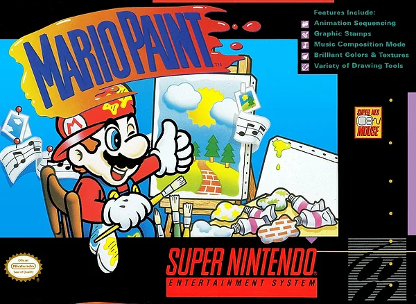 Mario Paint Box Art