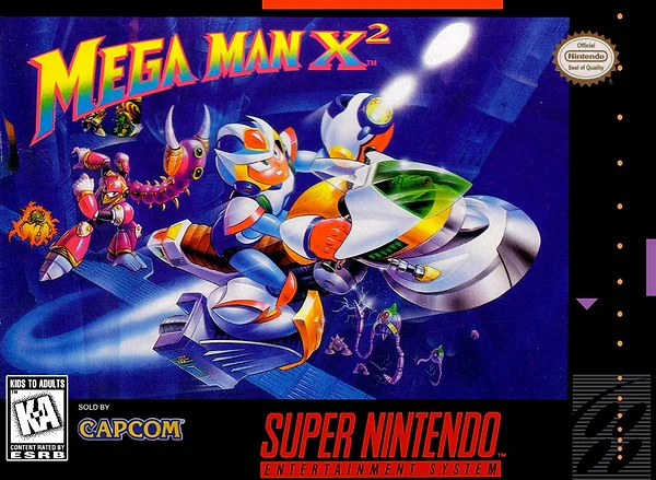 MegaMan X2 box art