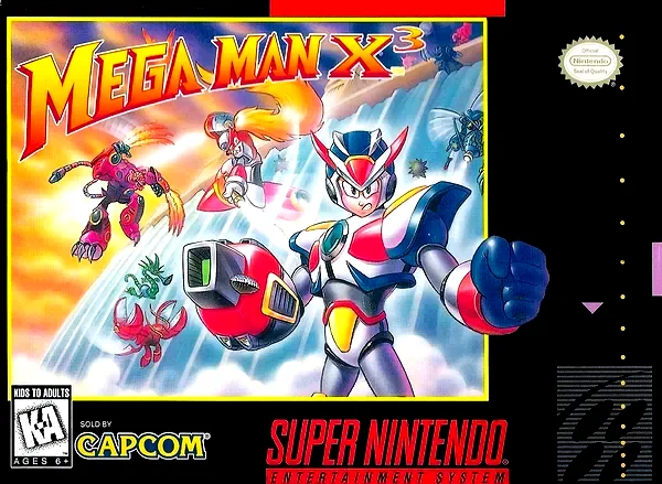 MegaMan X3 box art