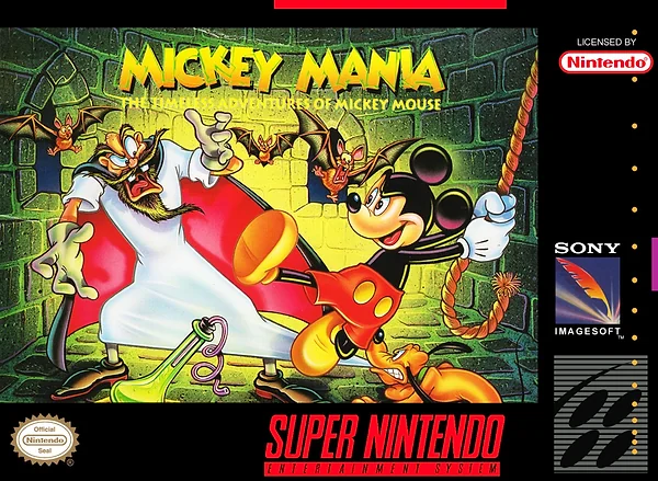 Mickey Mania: The Timeless Adventures of Mickey Mouse Box Art