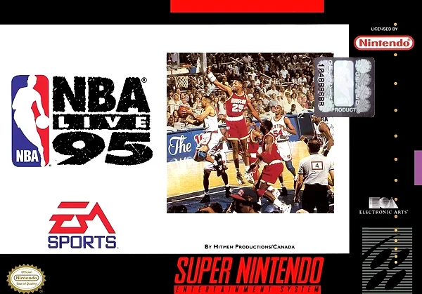 NBA Live 95 Box Art