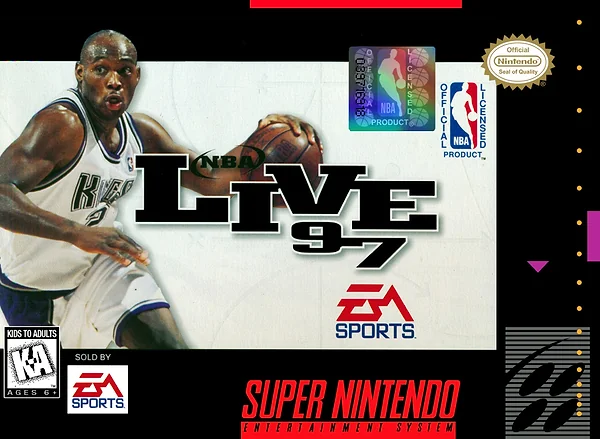 NBA Live 97 box art
