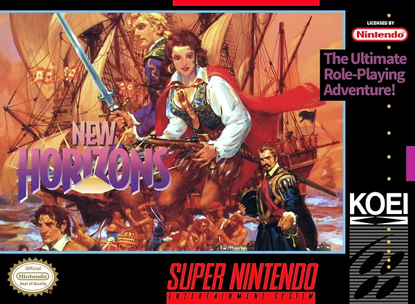 Uncharted Waters: New Horizons box art