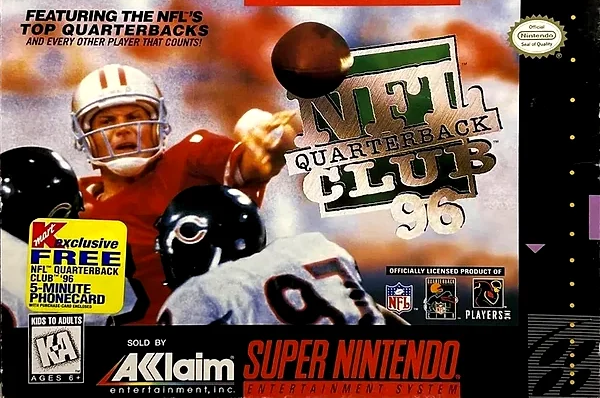 NFL Quarterback Club 96 box art