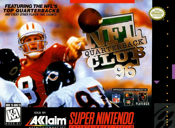 NFL Quarterback Club 96 Box Art