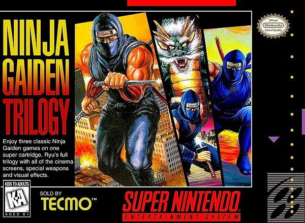 Ninja Gaiden Trilogy Box Art