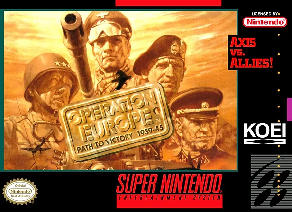 Operation Europe: Path to Victory 1939-45 Box Art