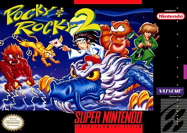 Pocky & Rocky 2 box art