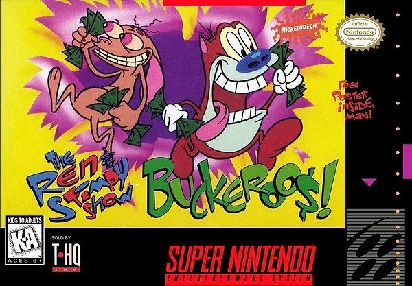 Ren & Stimpy Show: Buckeroo$! box art