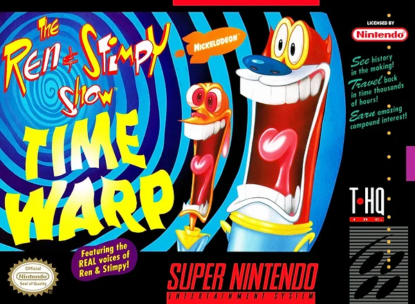 Ren & Stimpy Show: Time Warp Box Art