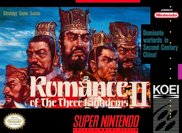 Romance of the Three Kingdoms II Box Art