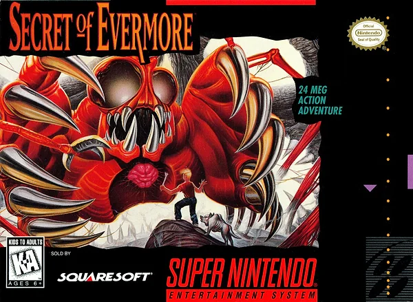 Secret of Evermore Box Art