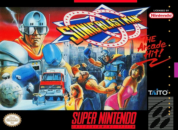 Sonic Blast Man box art