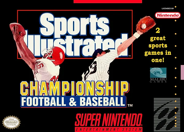 Sports Illustrated Championship Football & Baseball box art