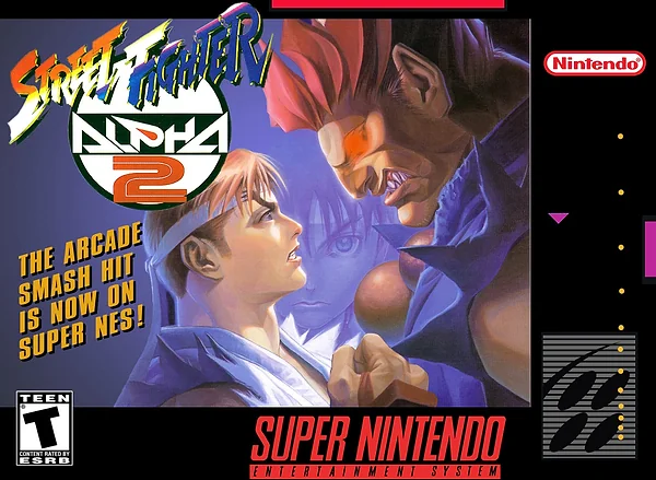 Street Fighter Alpha 2 box art