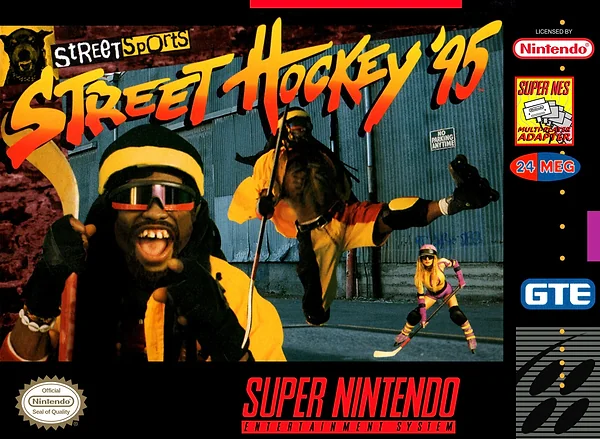 Street Hockey '95 Box Art