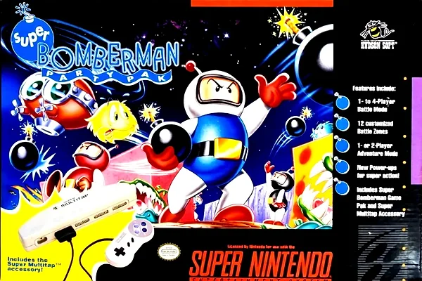 Super Bomberman Box Art