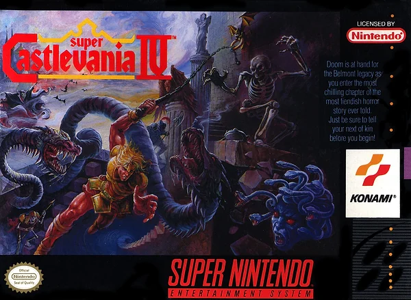 Super Castlevania IV Box Art