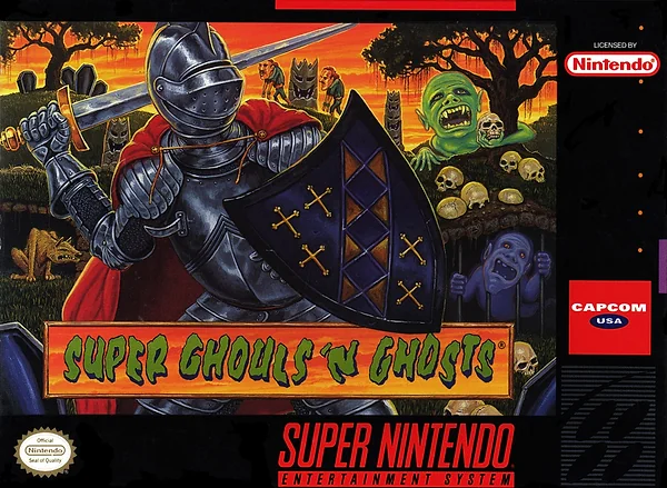Super Ghouls 'n Ghosts Box Art