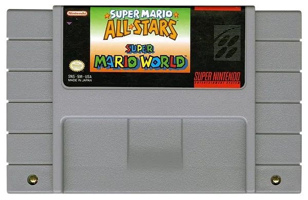 Super Mario All-Stars + Super Mario World box art