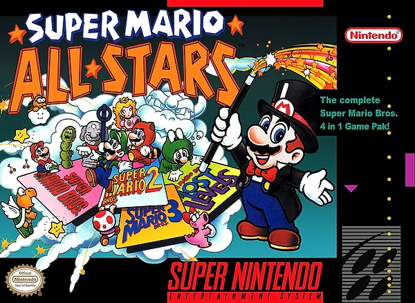 Super Mario All-Stars box art