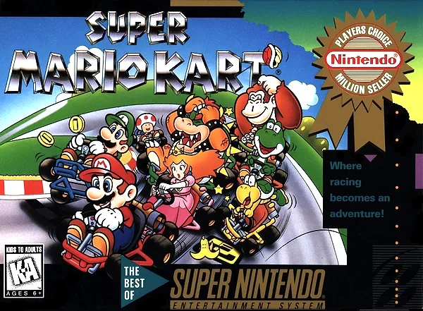 Super Mario Kart Box Art