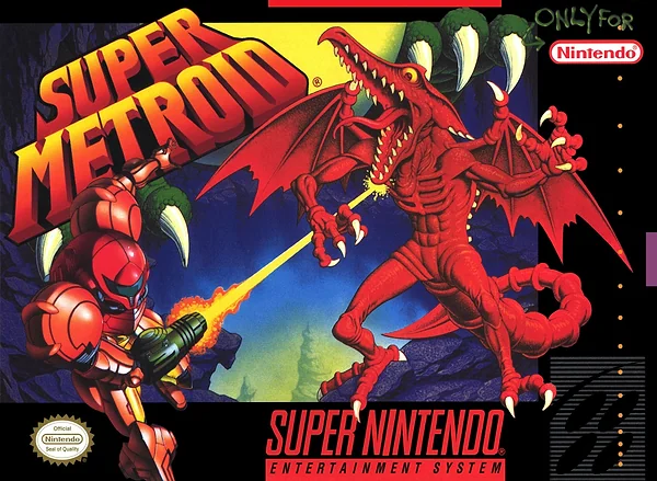 Super Metroid box art