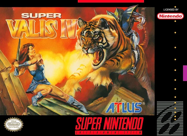 Super Valis IV Box Art