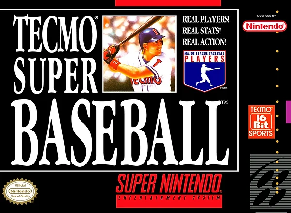 Tecmo Super Baseball Box Art