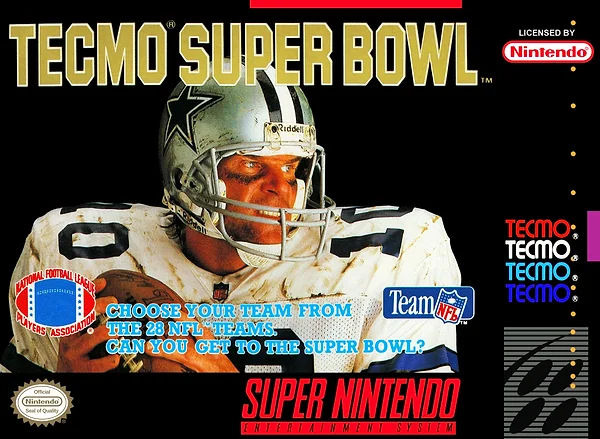Tecmo Super Bowl box art