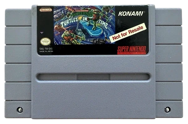 Teenage Mutant Ninja Turtles IV: Turtles in Time box art