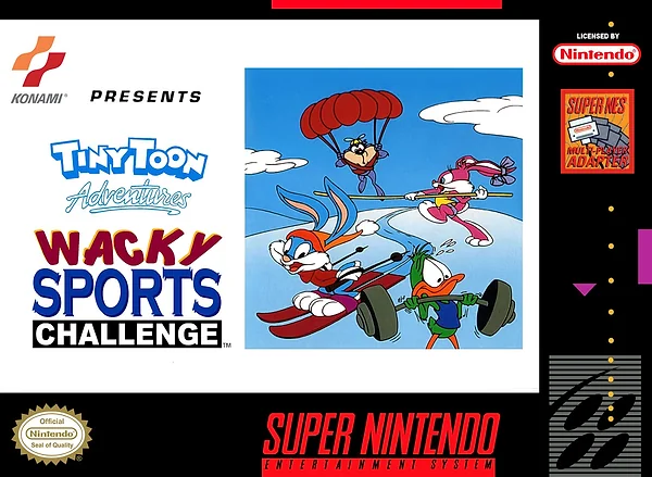 Tiny Toon Adventures: Wacky Sports Challenge Box Art