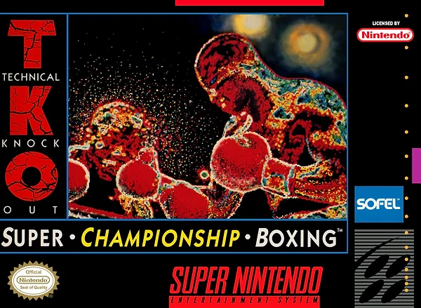 TKO Super Championship Boxing Box Art