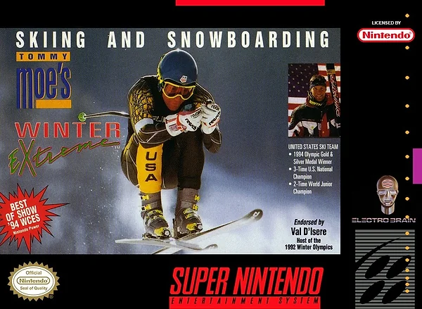 Tommy Moe's Winter Extreme: Skiing & Snowboarding Box Art