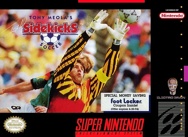Tony Meola's Sidekicks Soccer Box Art