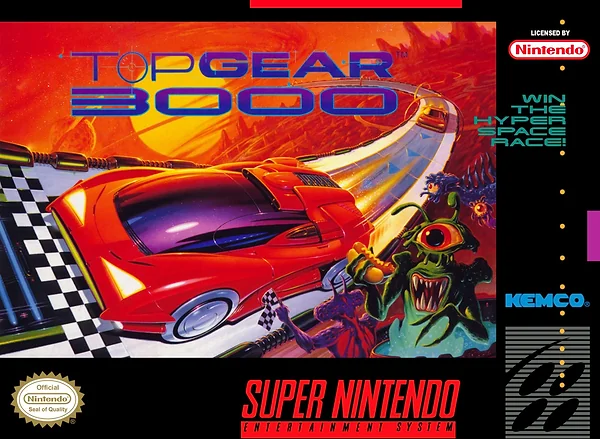 Top Gear 3000 Box Art