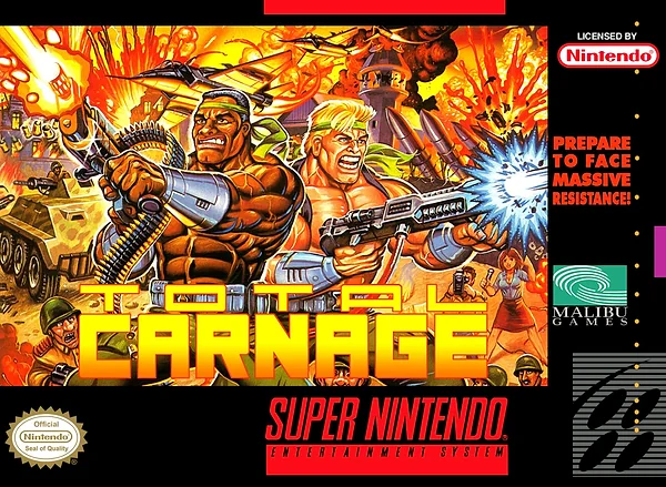 Total Carnage Box Art