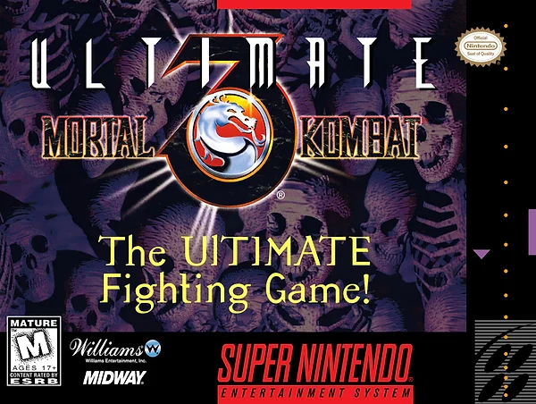 Ultimate Mortal Kombat 3 box art