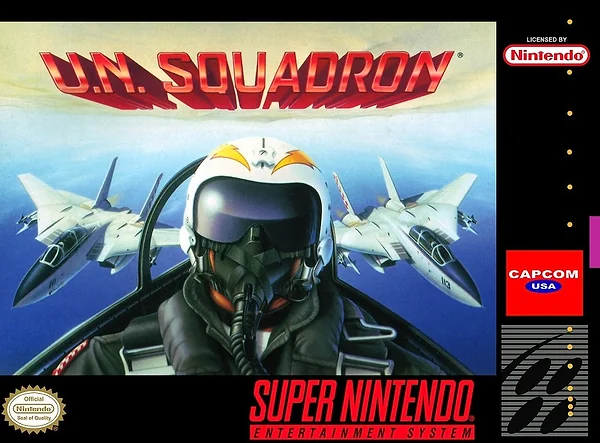 U.N. Squadron Box Art