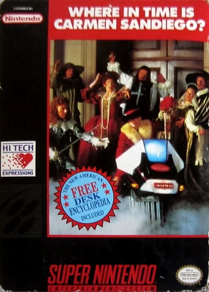 Where in Time Is Carmen Sandiego? box art
