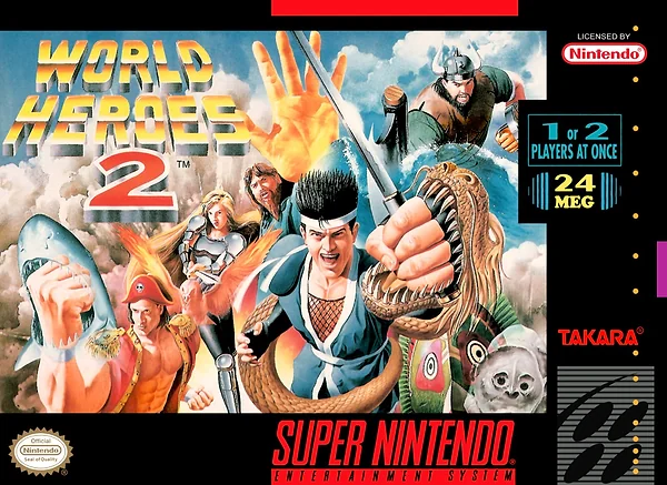 World Heroes 2 box art