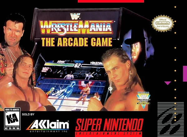 WWF WrestleMania: The Arcade Game Box Art