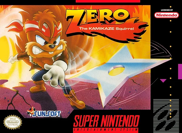 Zero the Kamikaze Squirrel Box Art