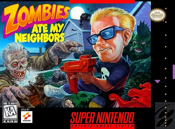 Zombies Ate My Neighbors Box Art