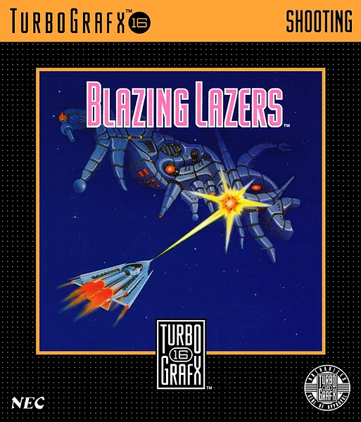 Blazing Lazers box art