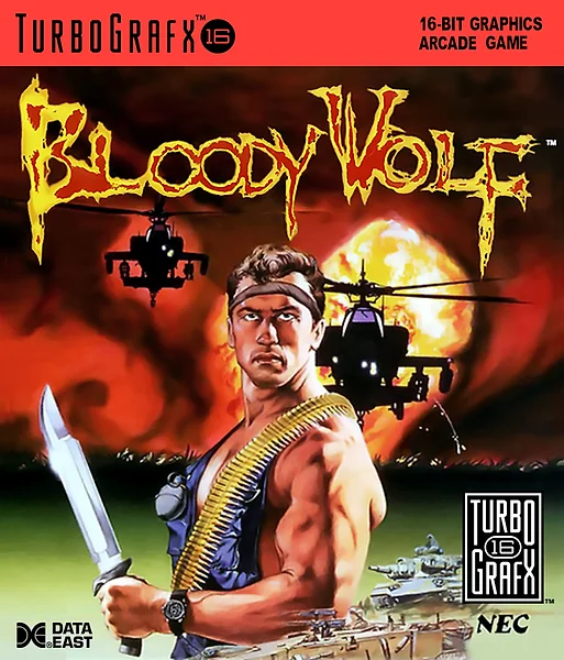 Bloody Wolf box art