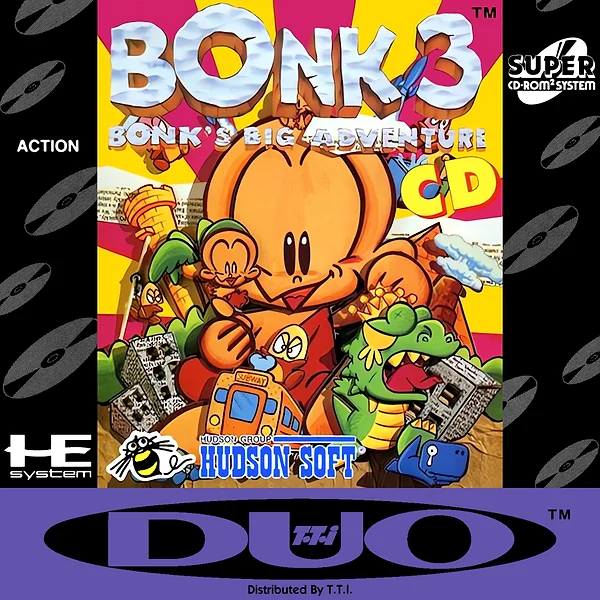 Bonk 3: Bonk's Big Adventure box art