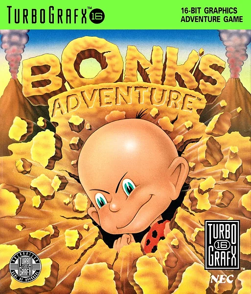 Bonk's Adventure box art