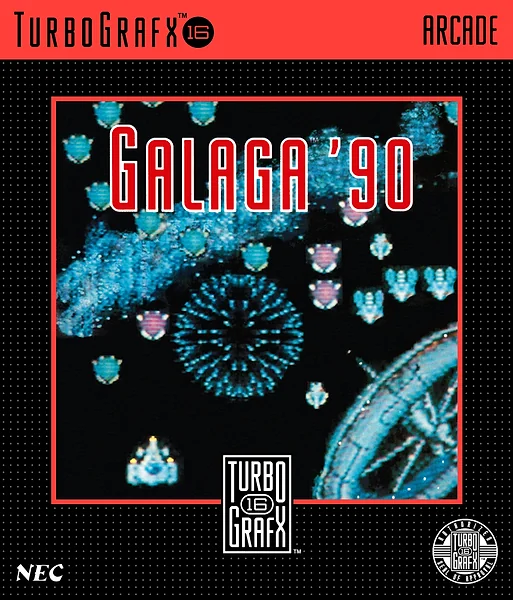 Galaga '90 Box Art