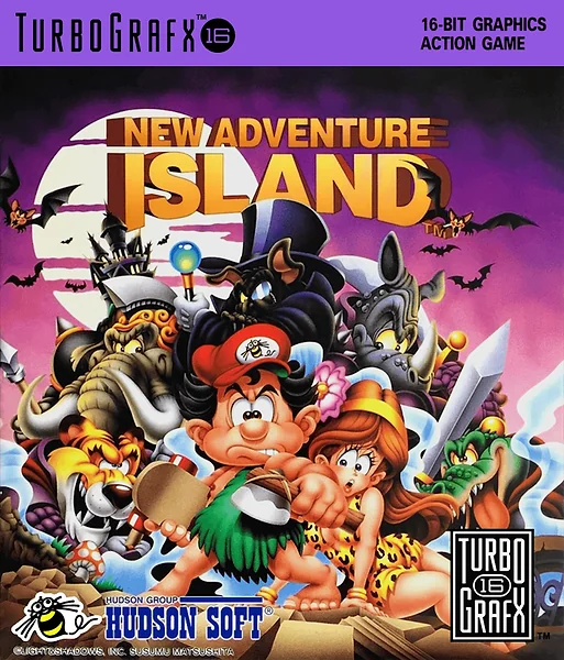 New Adventure Island box art